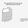 Бак нерж 90 л под контур (Вертикаль) 1