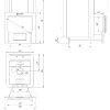 Габаритные размеры банной печи ДоброПар 9-14 Плазма